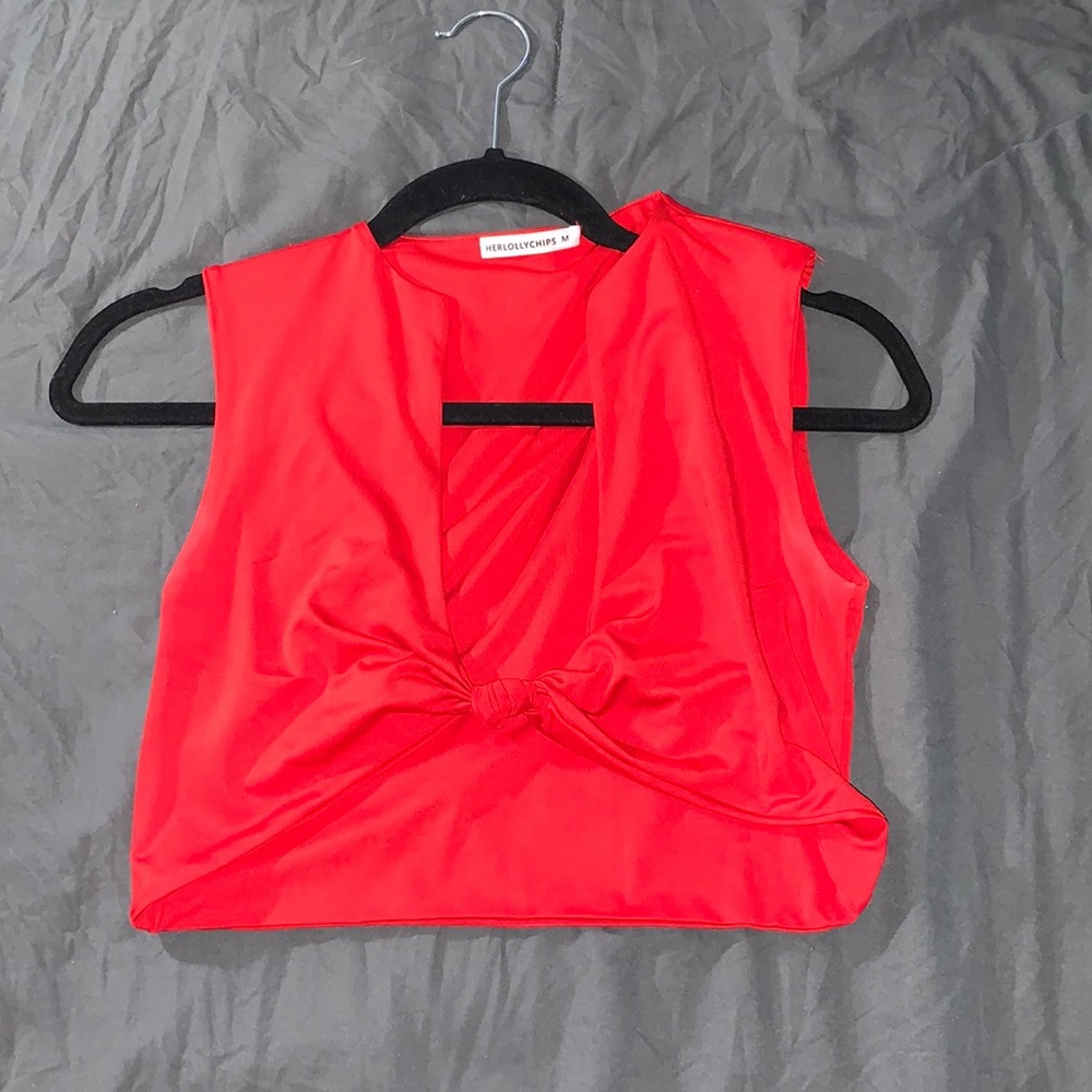 V Neck Halter Top